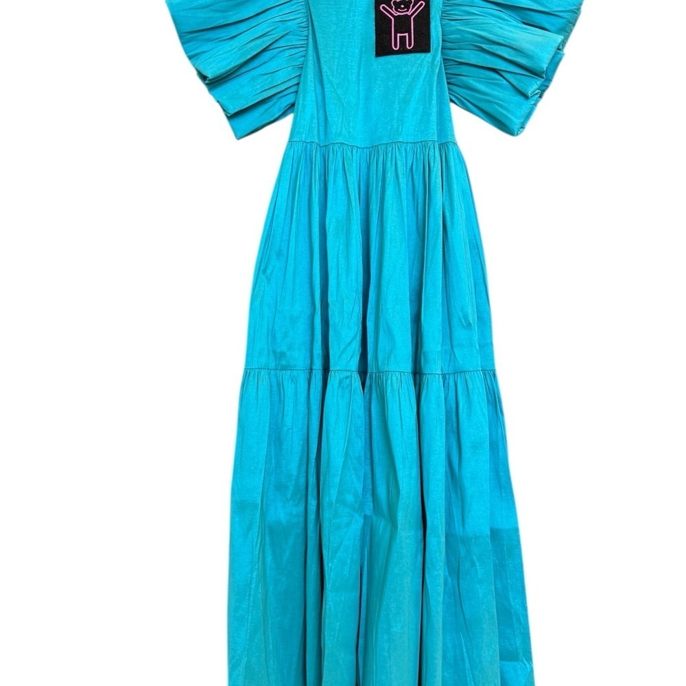 Caroline Bosmans NWT size  14 youth NWT Puff Sleeve shiny teddy bear ultra lux.